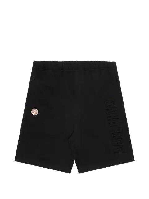 Moonface patch sweat shorts by BAPE