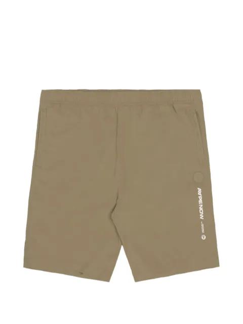 Moonface-patch track shorts by BAPE