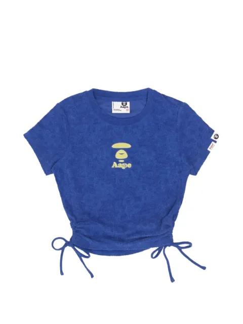 Moonface patterned T-shirt by BAPE