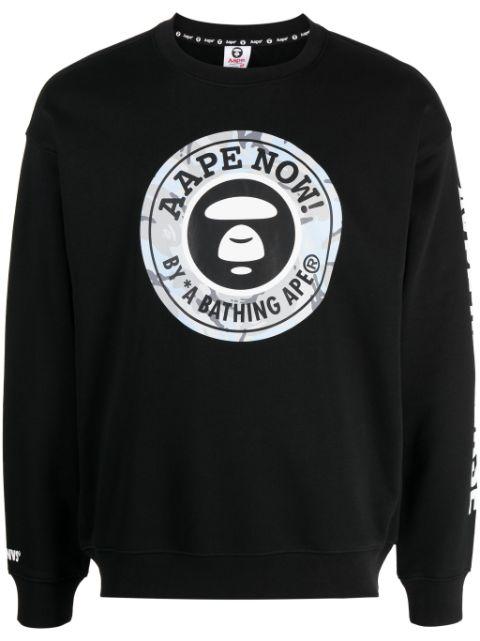 Moonface printed sweater by BAPE