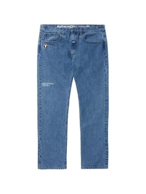 Moonface straight jeans by BAPE