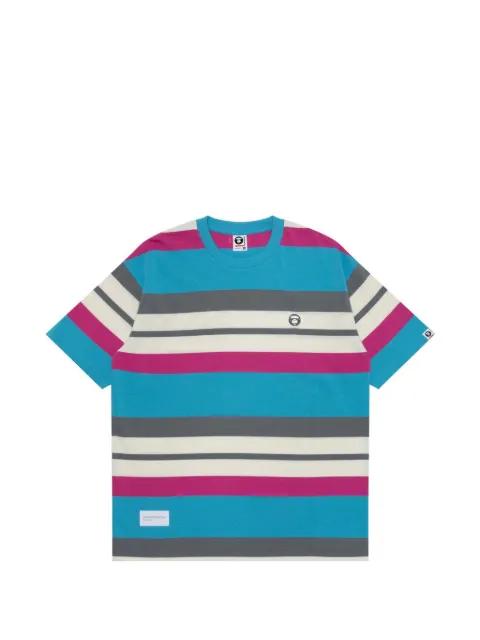 Moonface striped T-shirt by BAPE