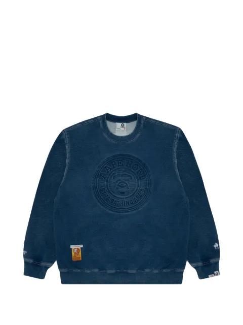 Moonface washed sweater by BAPE