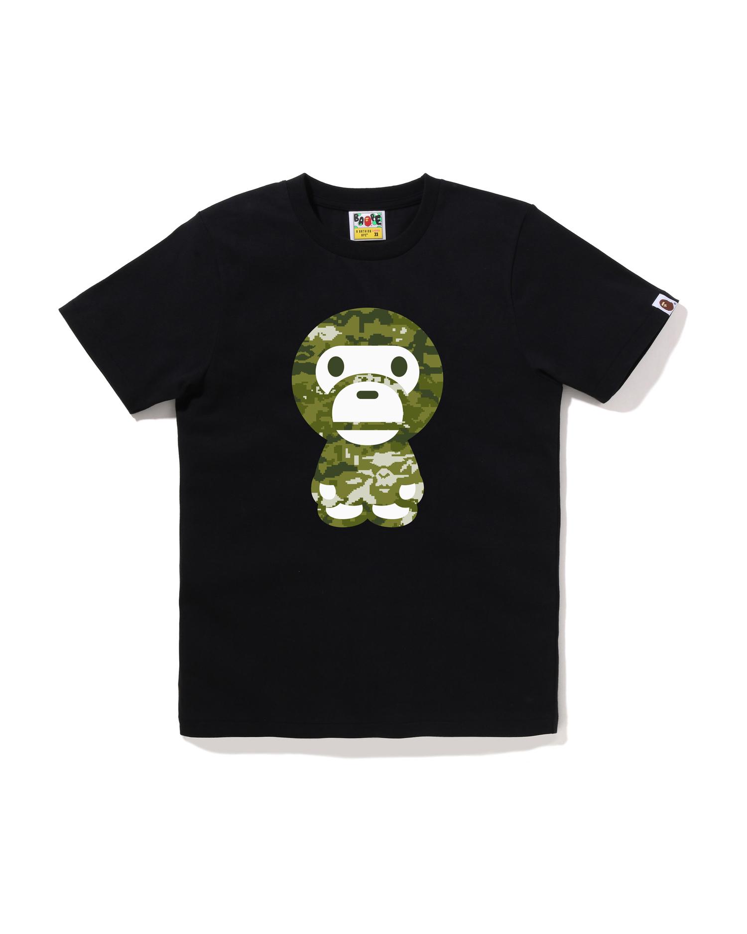 Multi Pixel Camo Big Baby Milo Tee by BAPE