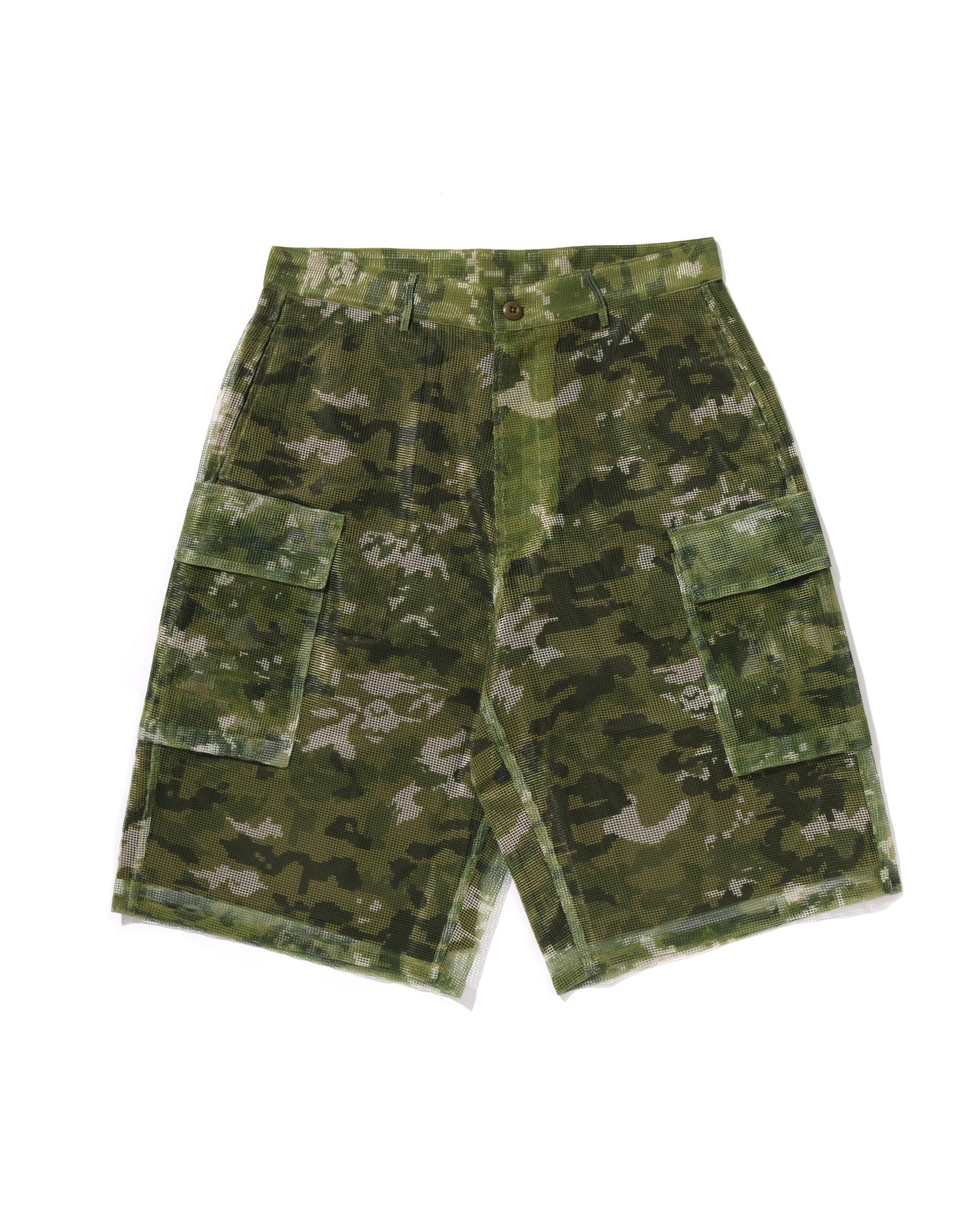 Multi Pixel Camo Cargo Relaxed Fit Shorts by BAPE