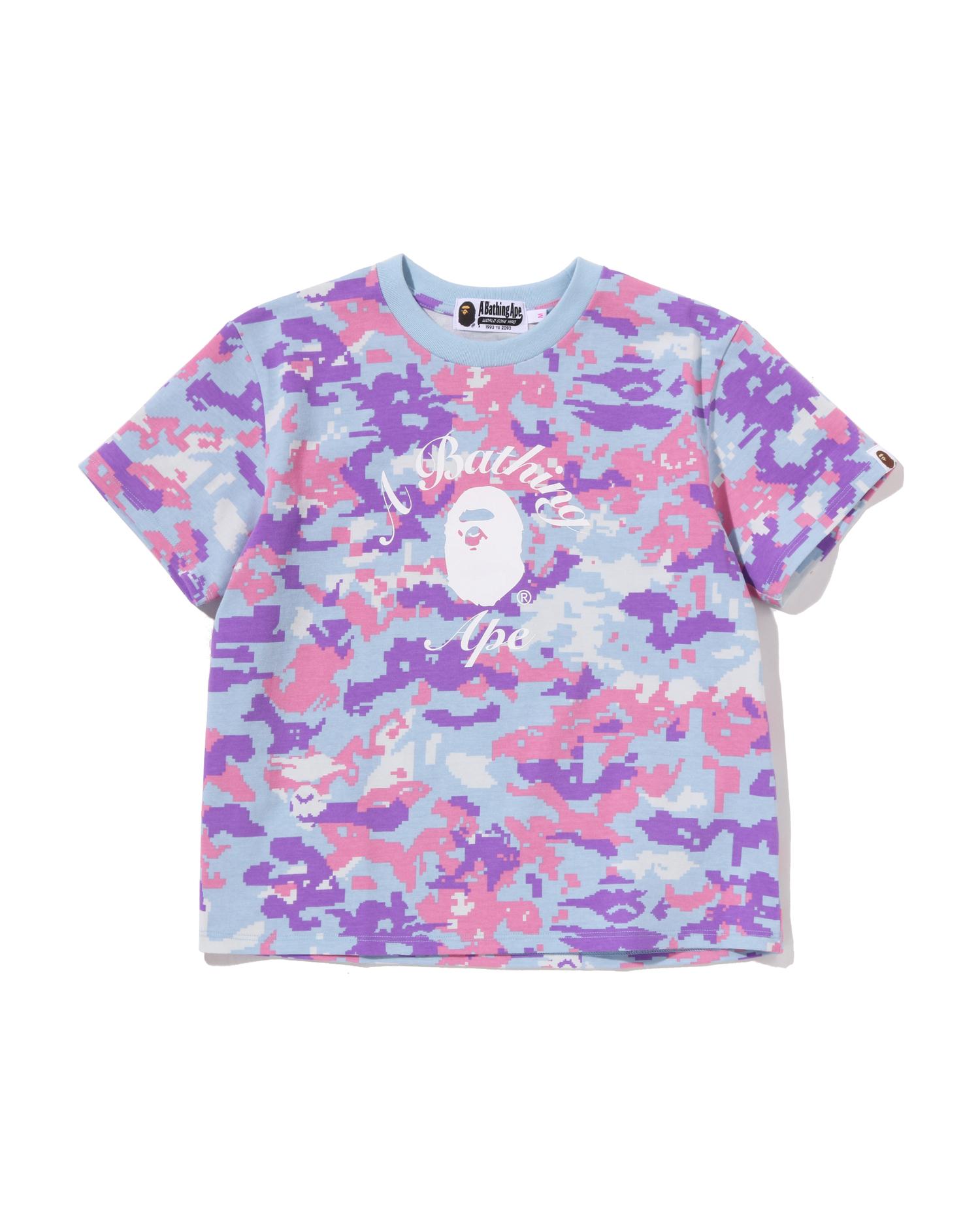 Multi Pixel Camo College Mini Tee by BAPE