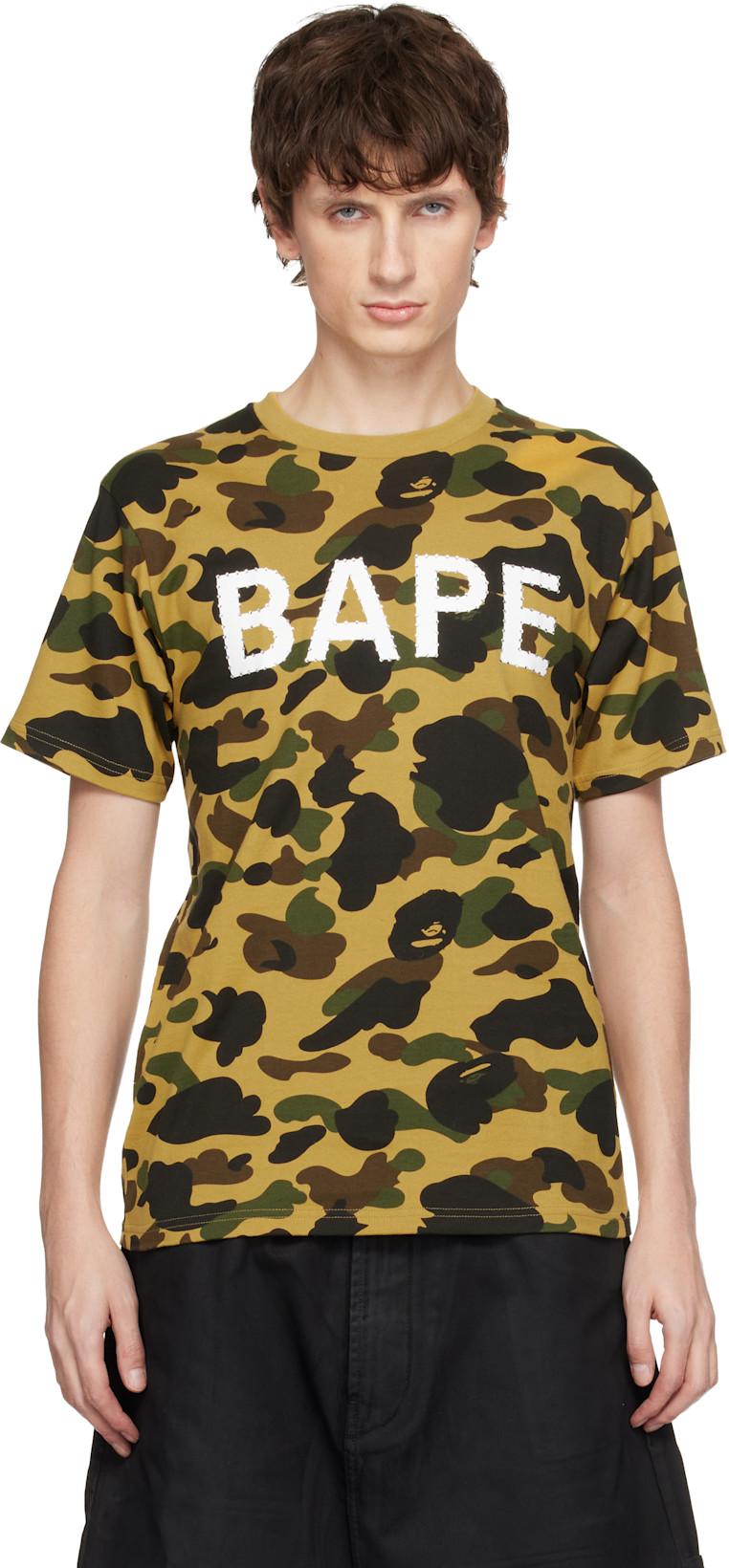 Multicolor 1st Camo 'BAPE' Rhinestone T-shirt by BAPE