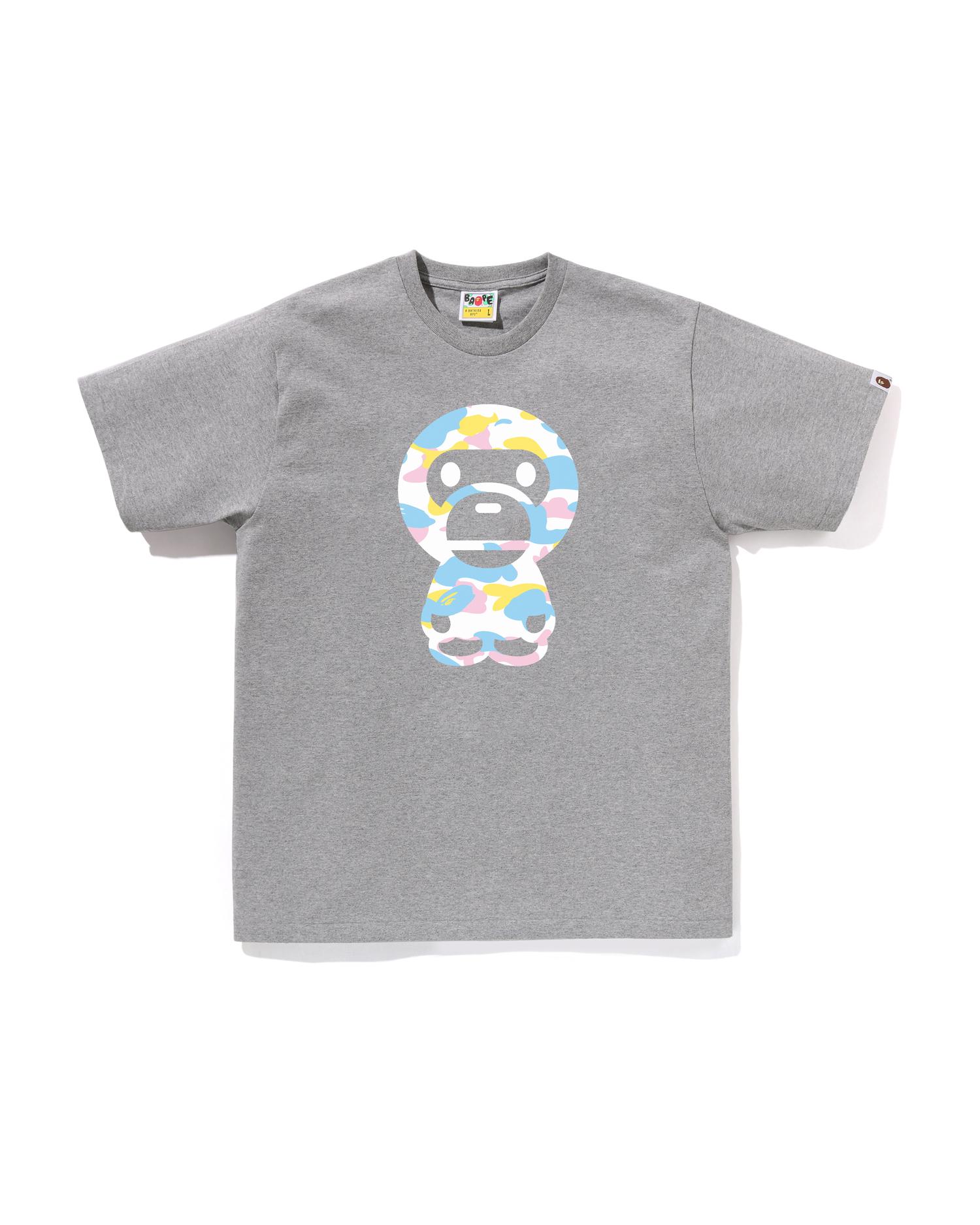 New Multi Camo Big Baby Milo Tee by BAPE