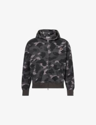 One Point Camouflage-Print Cotton Hoody by BAPE