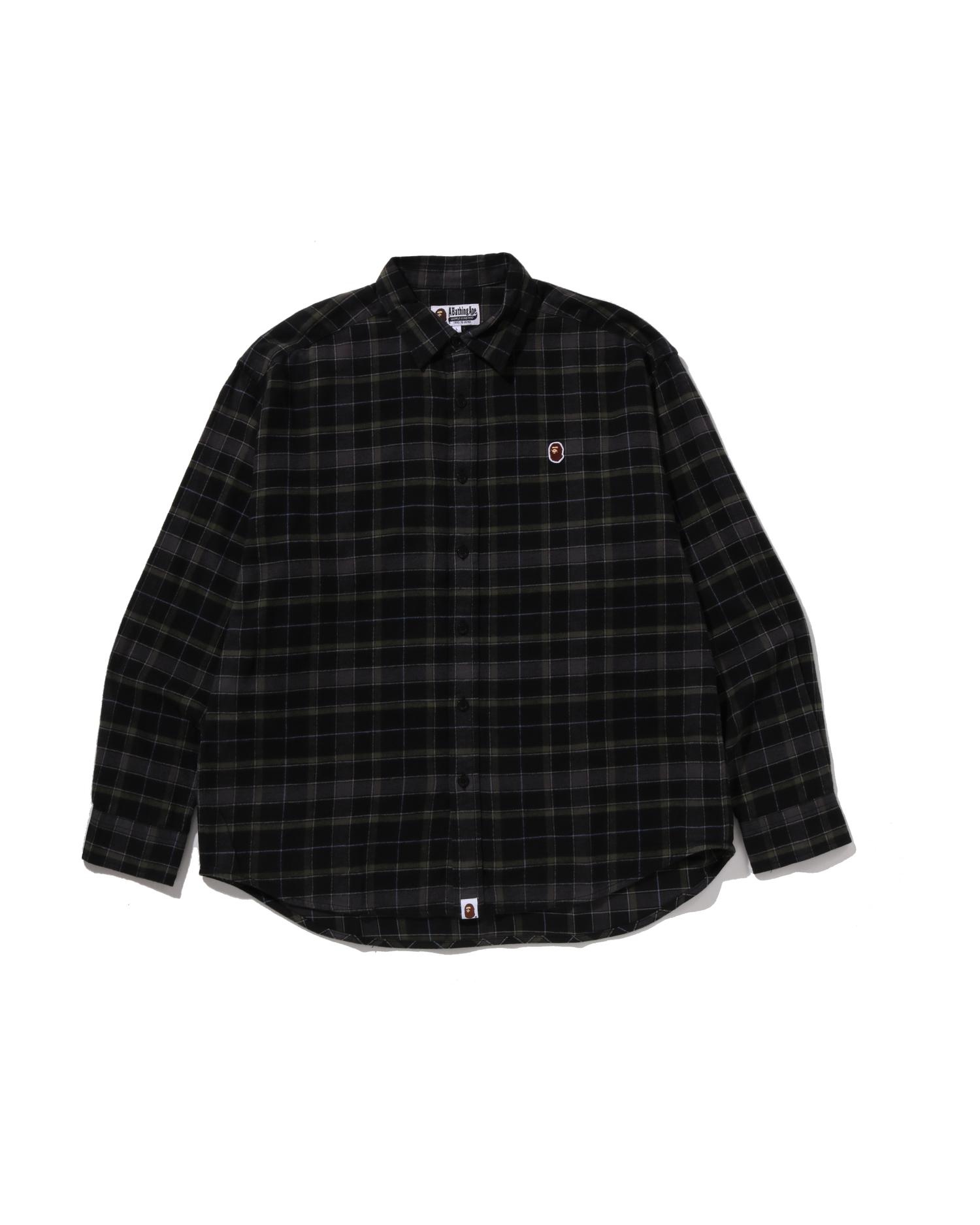 One Point Flannel Check Ls Shirt by BAPE