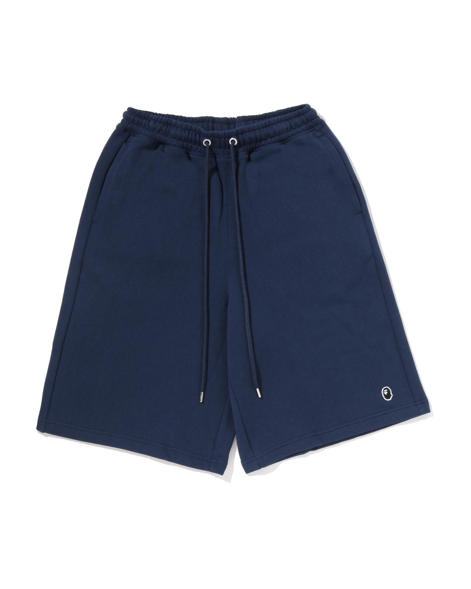 One Point Knee Length Relaxed Fit Sweat Shorts by BAPE