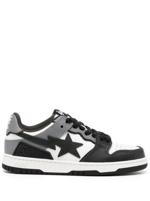 SK8 STA #5 leather sneakers by BAPE