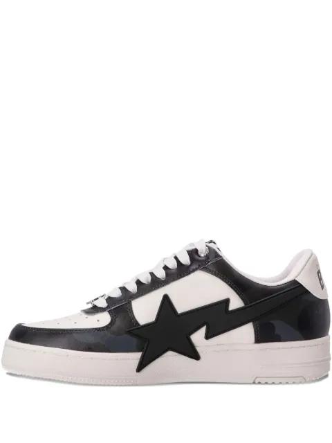 STA logo-patch sneakers by BAPE