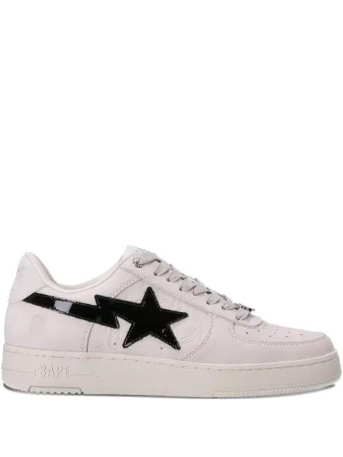 STA logo-patch sneakers by BAPE