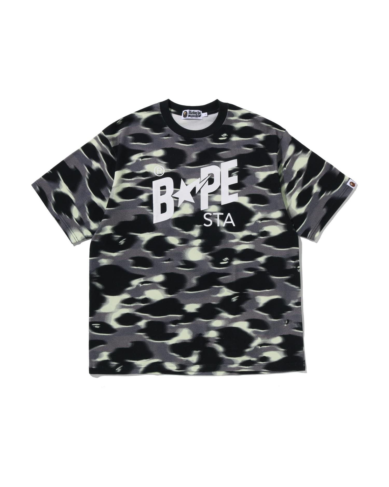 Screen Camo STA Logo Relaxed Fit Tee by BAPE