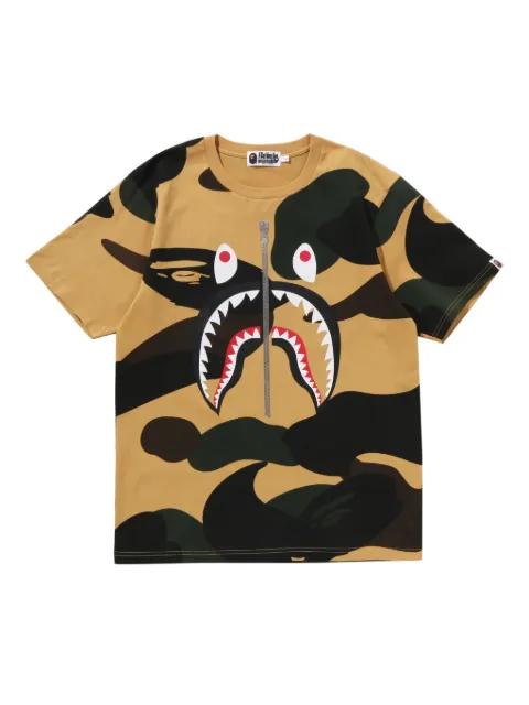 Shark Attack camouflage T-shirt by BAPE