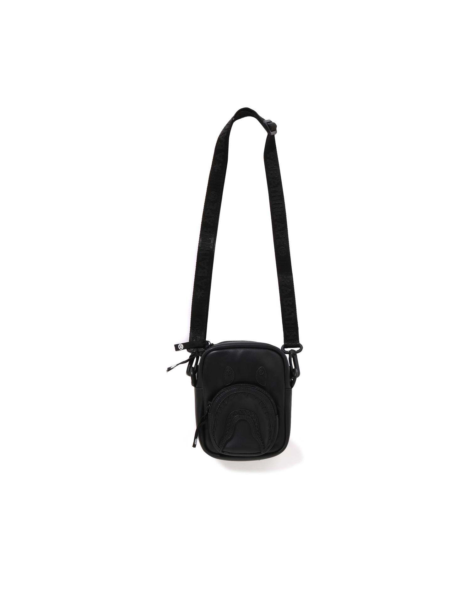 Shark Leather Mini Bag by BAPE