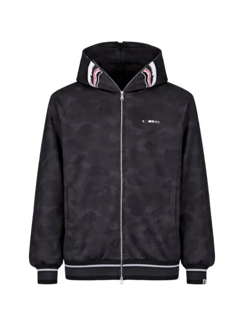 Shark camouflage-pattern hoodie by BAPE