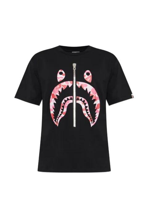 Shark camouflage-print T-shirt by BAPE