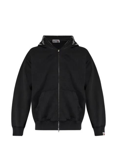 Shark patch-detail cotton hoodie by BAPE