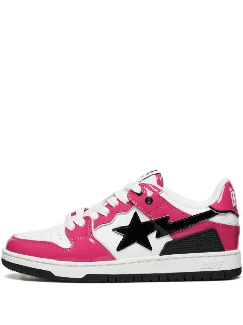 Sk8 STA #2 leather low-top sneakers by BAPE