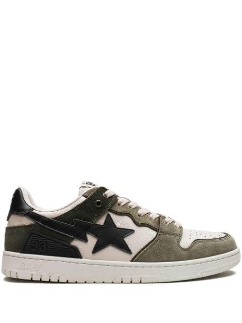 Sk8 Sta #4 M1 "Olive Darb" sneakers by BAPE