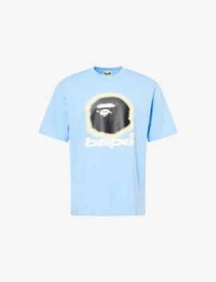 Spray Ape Graphic-Print Cotton T-Shirt by BAPE
