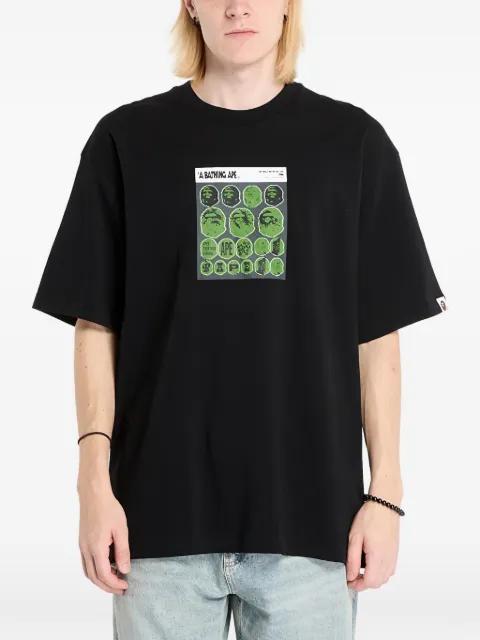 Sticker graphic-print T-shirt by BAPE