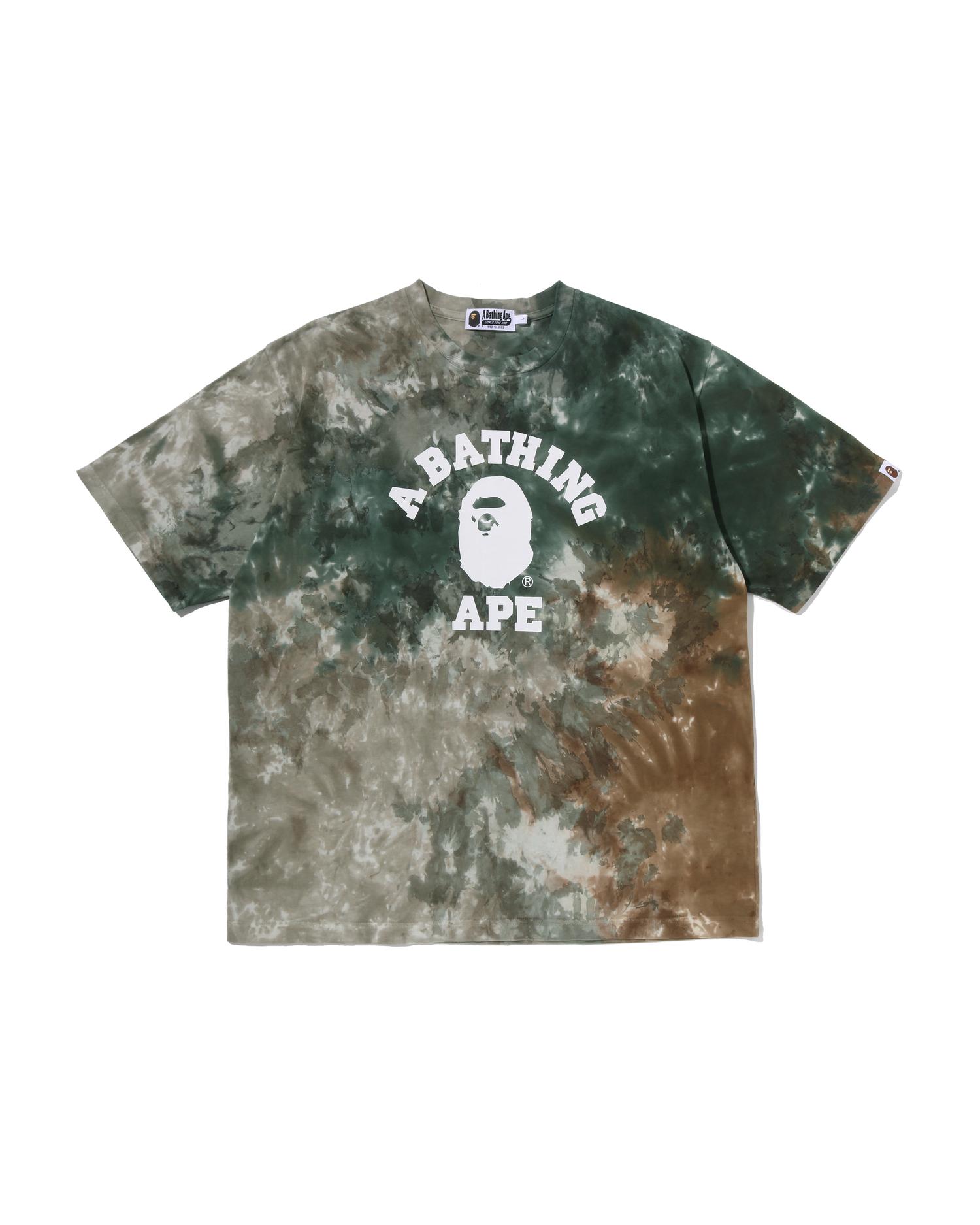 Tie Dye College Relaxed Fit Tee by BAPE