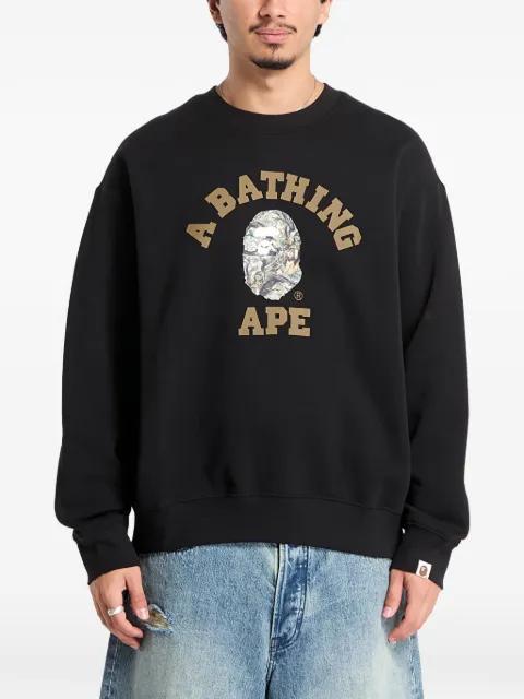 Tree Edge Camo College sweatshirt by BAPE