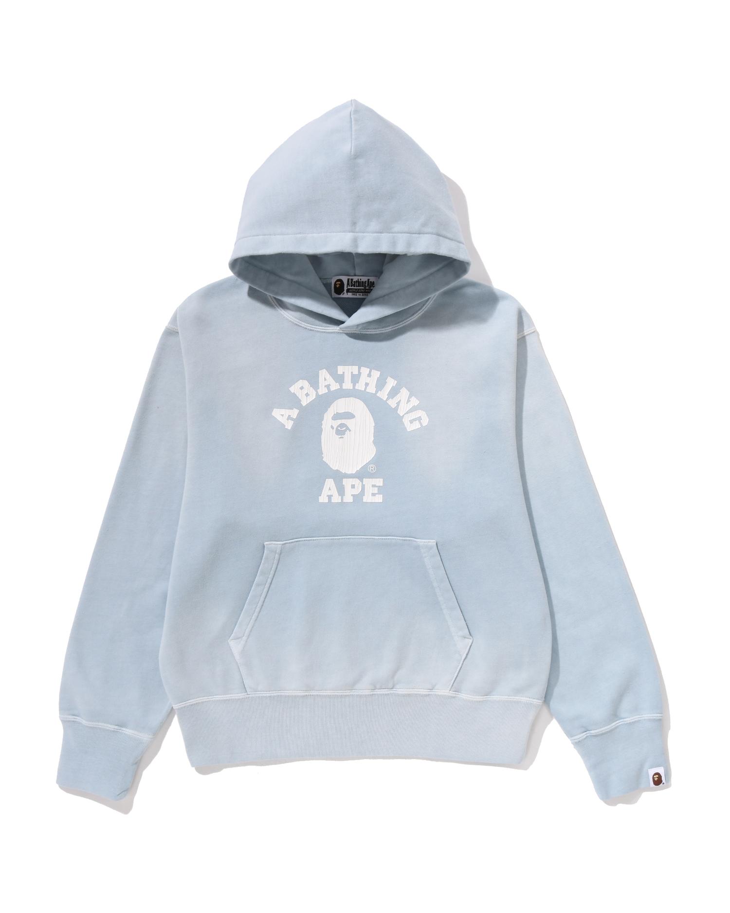 Vintage Washed College Pullover Hoodie by BAPE