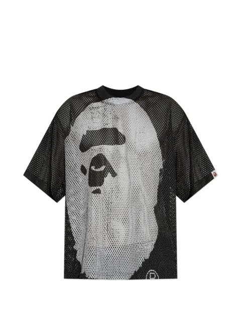 Water Print Ape Head relaxed-fit T-shirt by BAPE