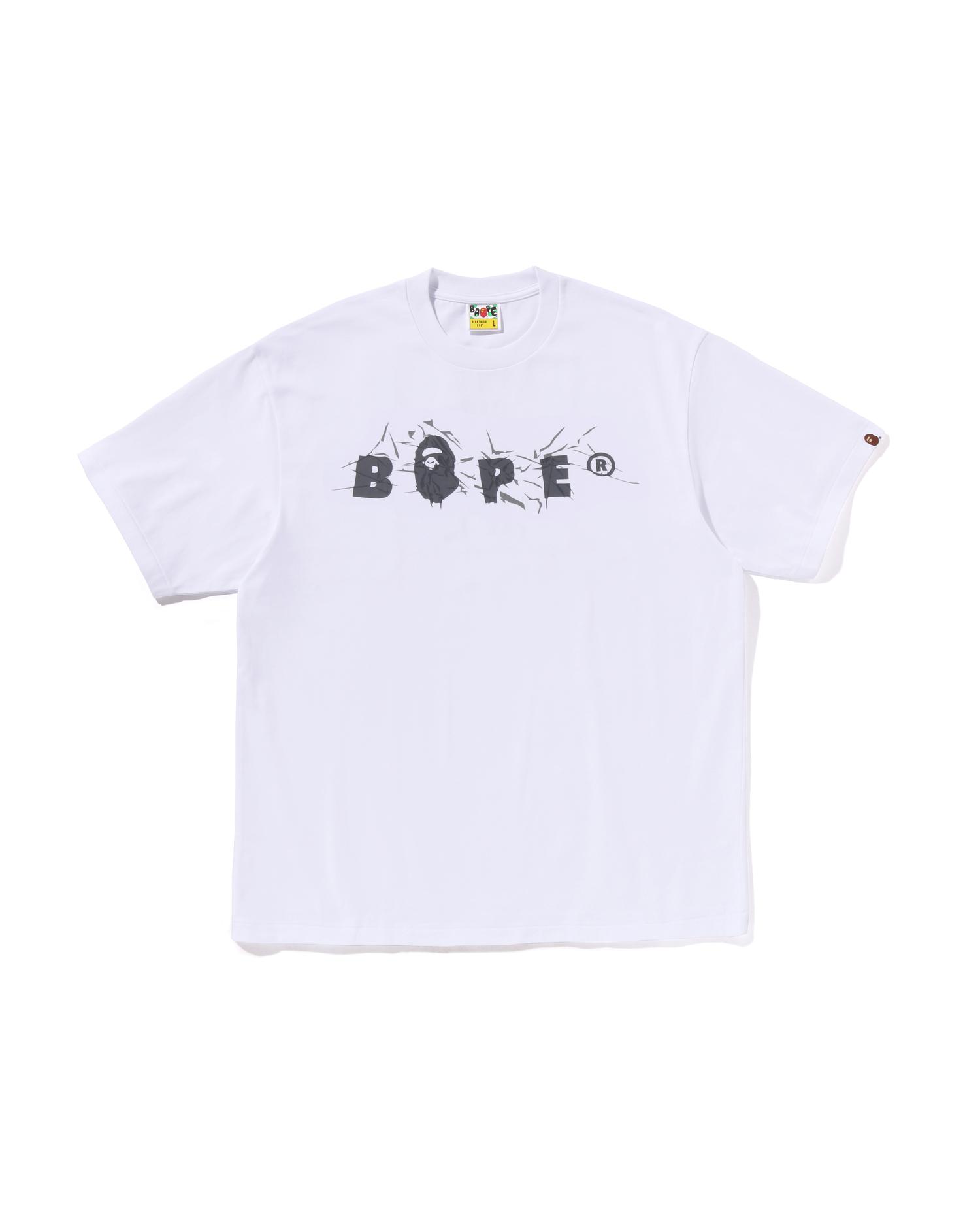 Wrinkle BAPE Logo Relaxed Fit Tee by BAPE