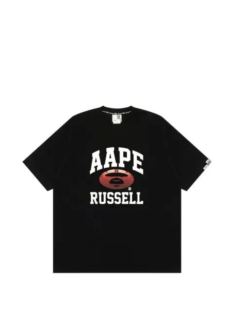 X Russell Athletic College cotton T-shirt by BAPE