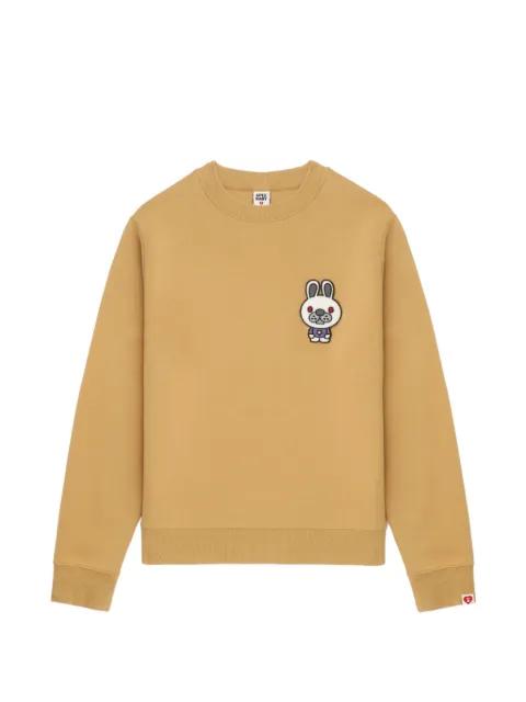 appliqué crew-neck sweatshirt by BAPE