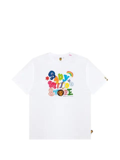 appliqué graphic T-shirt by BAPE