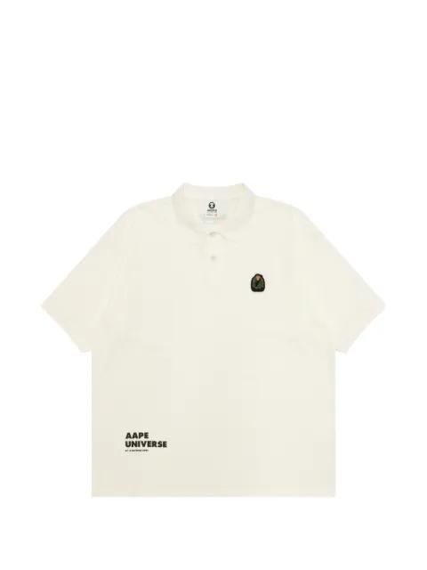 appliqué polo shirt by BAPE