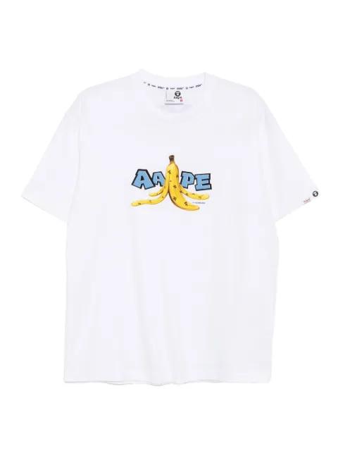 banana-print T-shirt by BAPE
