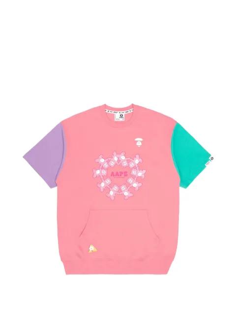 bear graphic sweat mini dress by BAPE