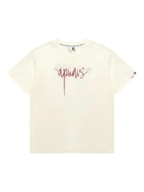bear-print T-shirt by BAPE