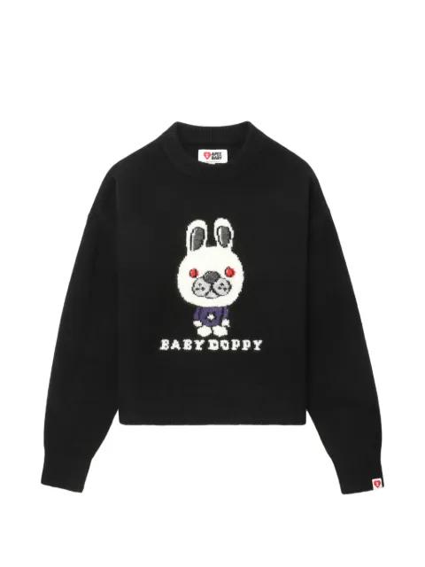 bunny graphic sweater by BAPE