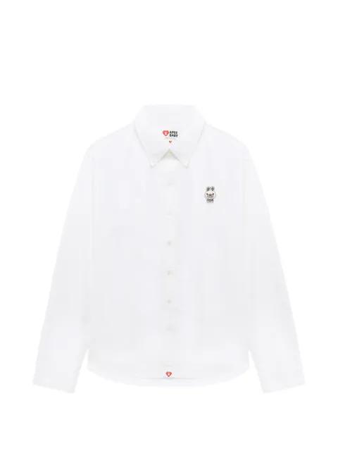 buttoned embroidered shirt by BAPE