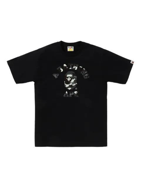 camo-logo T-shirt by BAPE