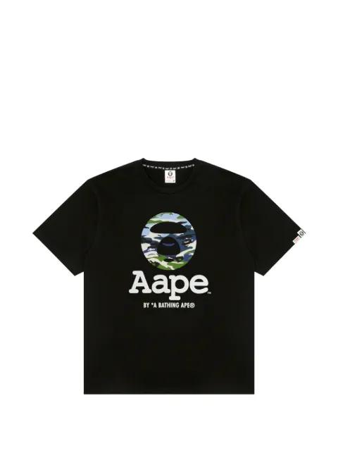 camo print T-shirt by BAPE