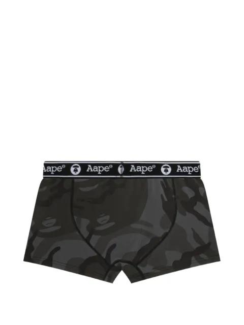 camo-print boxers by BAPE