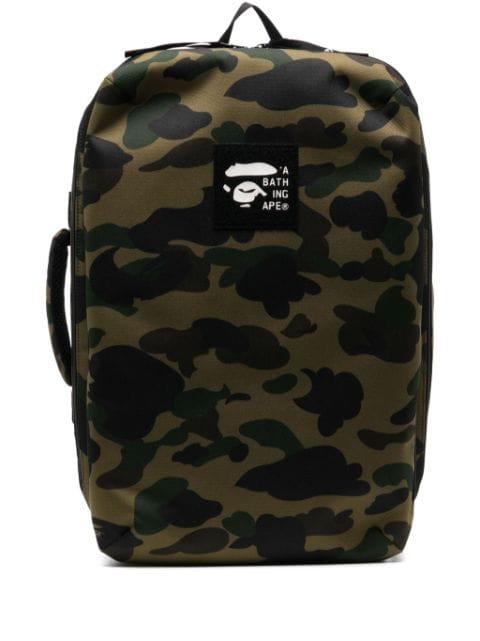 camouflage cordura backpack by BAPE
