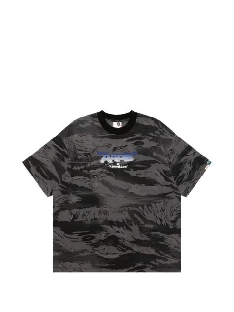 camouflage crewneck T-shirt by BAPE