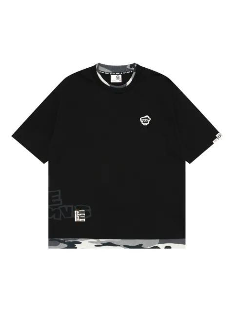 camouflage-detail cotton T-shirt by BAPE