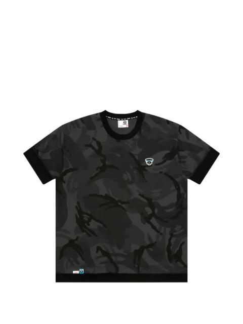camouflage logo T-shirt by BAPE