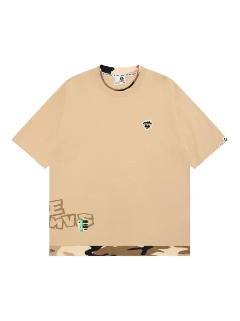 camouflage-panel T-shirt by BAPE